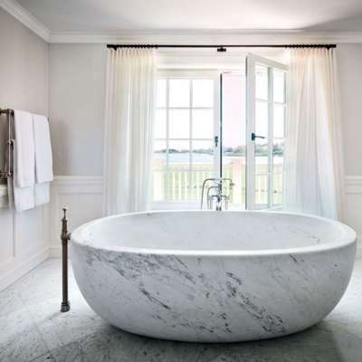 Hot Sale Natural Stone Free Standing Bathtub for Bathroom