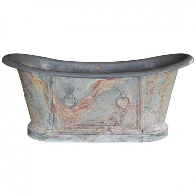 Indoor  Decorative Freestanding Marble Bathtub