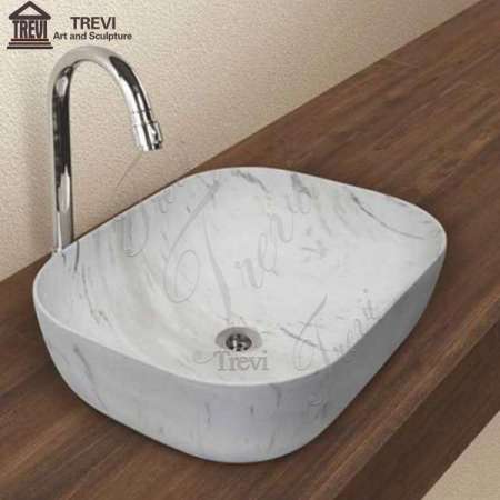 Western Style Modern Marble Basin Sink for Kitchen